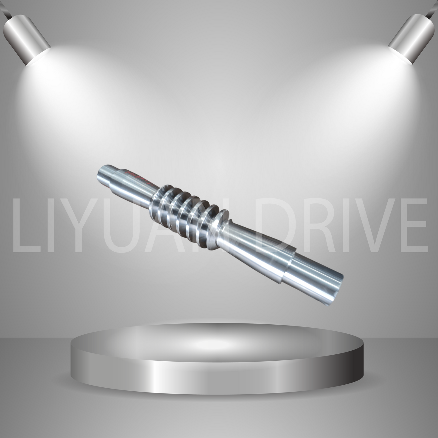 Precision Machining Parts Forgings Straight Worm Wear Resistant Round Steel Customized