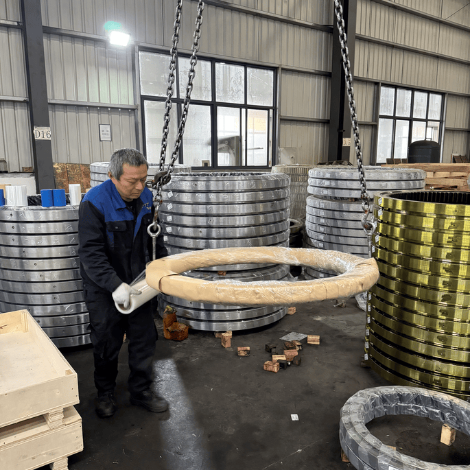 Slewing Bearing with External Teeth Circle Slew Circle 011.20.400 Single Roll Swing Bearing