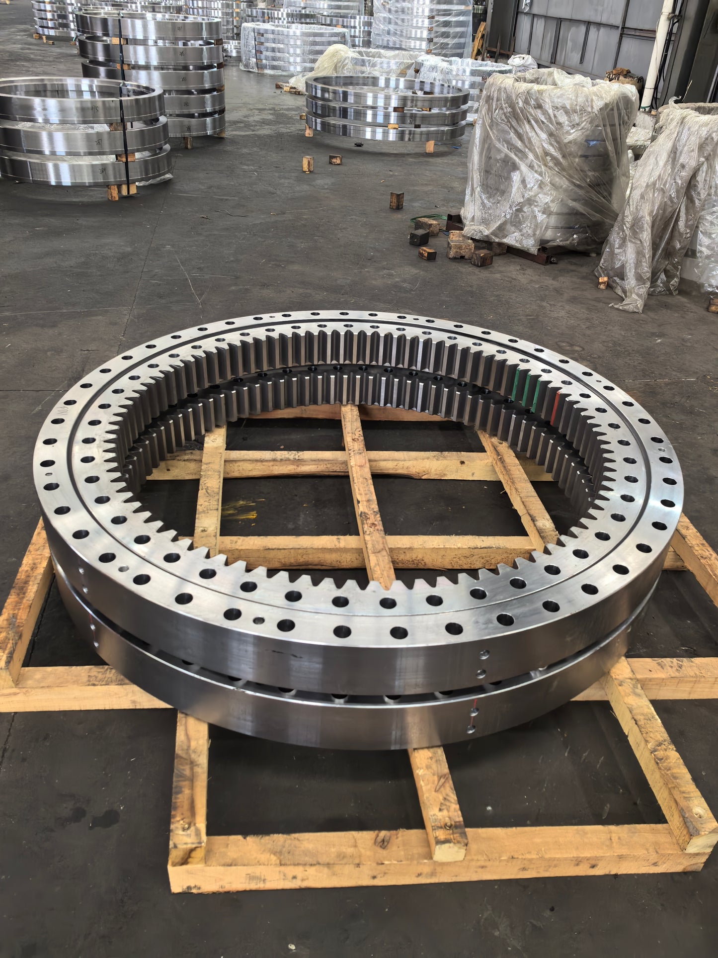 Slewing Bearing with Inner Teeth Circle Slew Circle HSN1297 Single Roll Swing Bearing