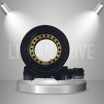 12 Inch Turbine Worm Gear WEA12 Enclosed Slew Drive Single Axis Hydraulic Motor Slewing Drive for Side Loading Cement Mixer