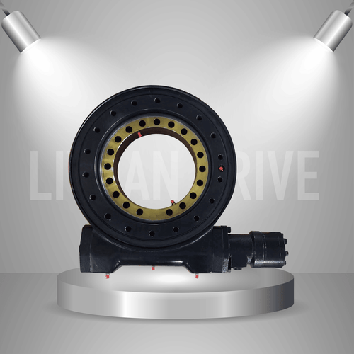 12 Inch Turbine Worm Gear WEA12 Enclosed Slew Drive Single Axis Hydraulic Motor Slewing Drive for Side Loading Cement Mixer