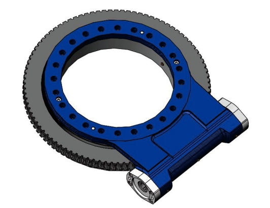 14 Inch Turbine Worm Gear W14 Open Slew Drive Single Axis Hydraulic Motor Slewing Drive for Most Favorable Price