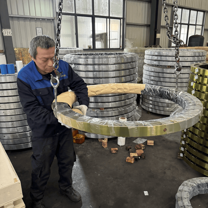 Slewing Bearing with Inner Teeth Circle Slew Circle HSN1297 Single Roll Swing Bearing